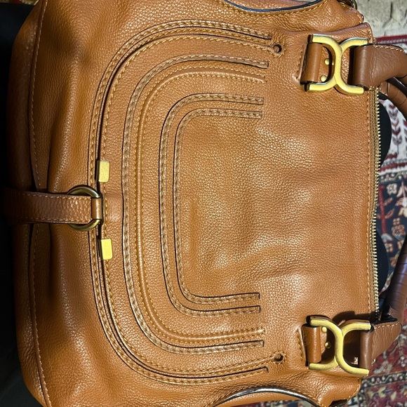Chloe Marcie Medium Tan handbag - Picture 2 of 10